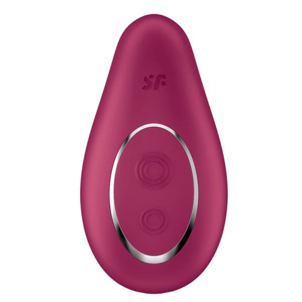 SATISFYER - DIPPING DELIGHT LAY-ON VIBRATOR RED 2